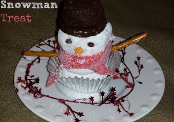 christmas snowman treat