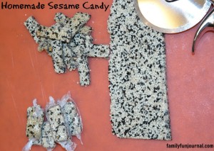 homemade sesame candy