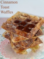 Cinnamon Toast Waffles - Family Fun Journal